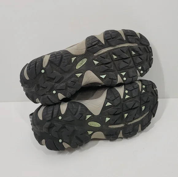 Oboz Sawtooth Low Teal Blue Gray Mesh Leather Waterproof Hiking Boot Shoe Sz 7.5 - Picture 6 of 6